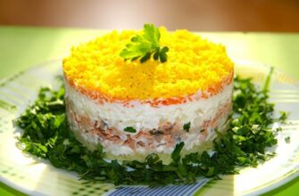 Салат "Мимоза" - 4 классических рецепта салата "Мимоза" с рыбными консервами