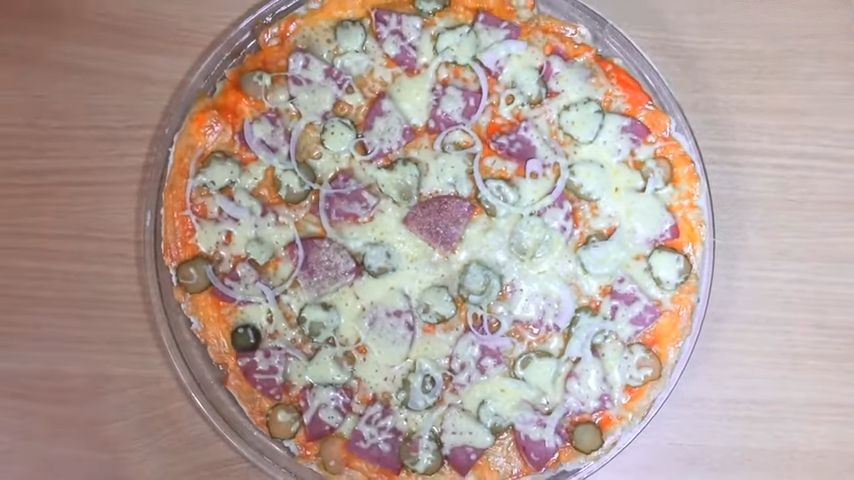Пицца в мультиварке - Фото пиццы